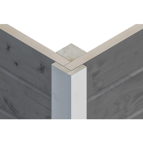 SKANHOLZ Ferienhaus »Arnheim«, BxHxT: 720 cm x x 539 (Außenmaße inkl. Dachüberstand) - grau |  Fichte  |  29,75 m²