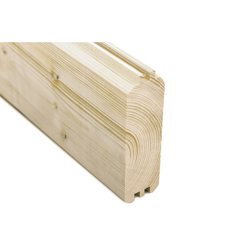 SKANHOLZ Gartenhaus »Arnheim«, BxHxT: 720 cm x x 539 (Außenmaße inkl. Dachüberstand) - beige |  Fichte  |  29,75 m²