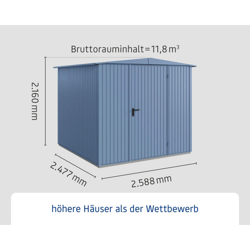 Ecostar Gerätehaus »Trend-S«, Metall,...