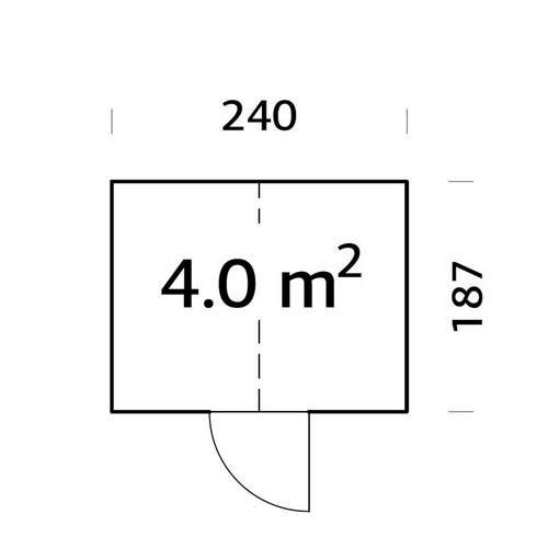 PALMAKO Gerätehaus »Emilia« (RABATT 10%) | Restposten 10% Rabatt