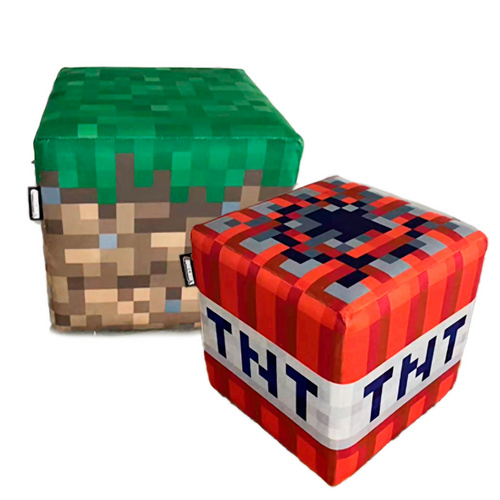 Norma MINECRAFT Sitzhocker Pouf Ottomane Fußablage, Polsterhocker von Phoenix - Bild 4