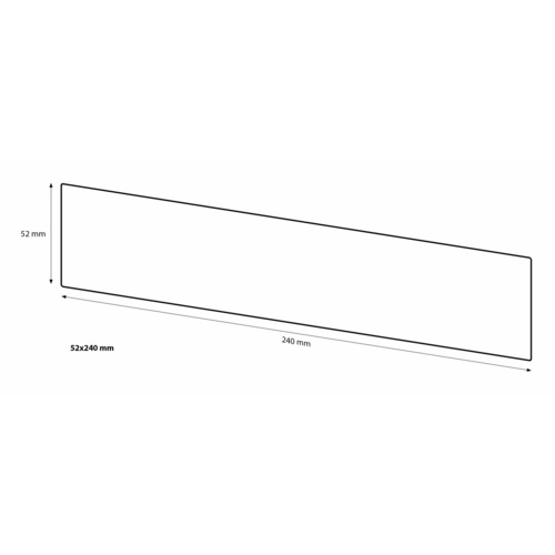 Thumbnail - ELABRICK Verblender Oregon 52x240mm, Paketinhalt: 1m²