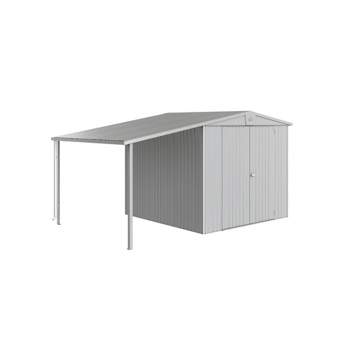 Thumbnail - BIOHORT Seitendach »Europa«, Stahlblech/Edelstahl - silberfarben