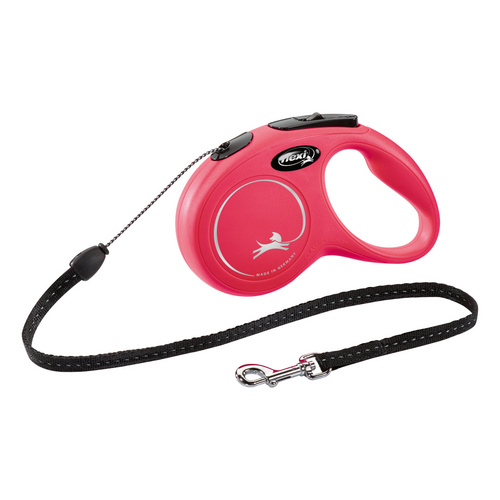 flexi Hundeleine »New Classic«, Gr. S, für Hunde bis 12 kg, rot/schwarz
