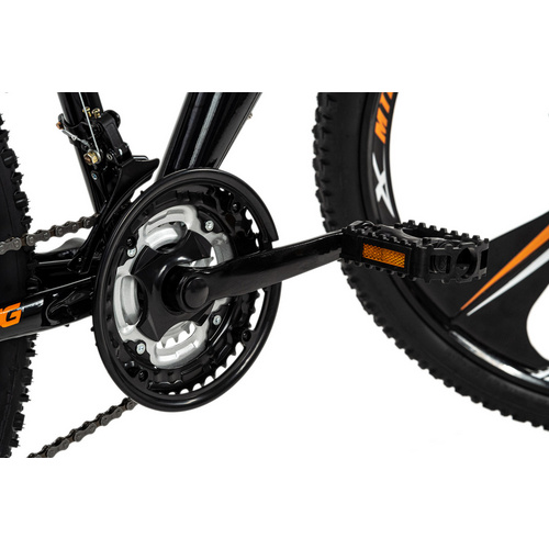 Thumbnail - Mountainbike »Bliss«, 21 Gänge, Reifengröße: 26", schwarz/orange - schwarz | orange