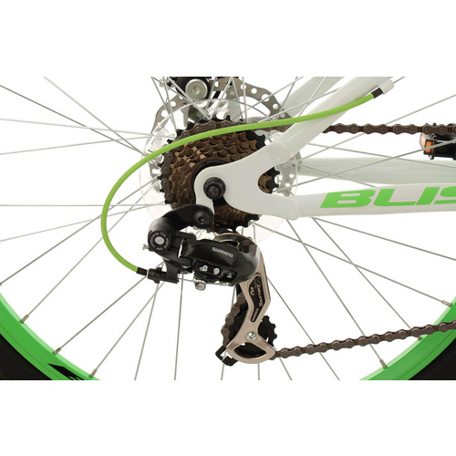 Thumbnail - Mountainbike »Bliss«, 21 Gänge, Reifengröße: 26", weiß/grün - weiss | gruen