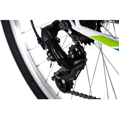 Thumbnail - Mountainbike »Zodiac«, 21 Gänge, Reifengröße: 26", weiß/grün - weiss | gruen