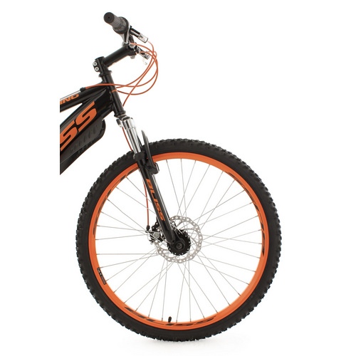 Thumbnail - Mountainbike »Bliss«, 21 Gänge, Reifengröße: 26", schwarz/orange - schwarz | orange
