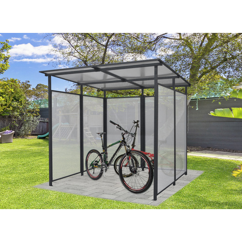 Thumbnail - FLORAWORLD Gartenhaus, Kunststoff, BxHxT: 227 x 236 x 223 cm (Außenmaße inkl. Dachüberstand) - grau