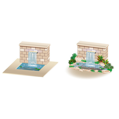 Thumbnail - HEISSNER Wasserfall, Edelstahl, 30 cm - silberfarben