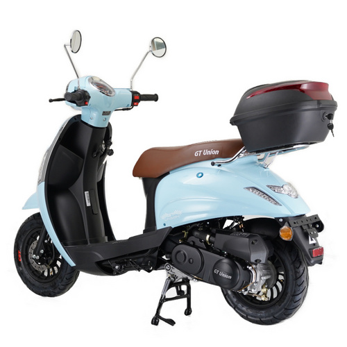 Thumbnail - GT UNION Motorroller »Massimo«, max. 25 km/h, 50 cm³, Tankinhalt: 5 l, mit Topcase - tuerkis