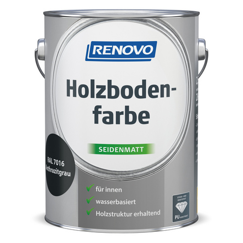 RENOVO Holzbodenfarbe - grau