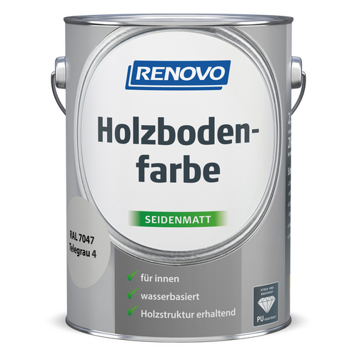 RENOVO Holzbodenfarbe - grau