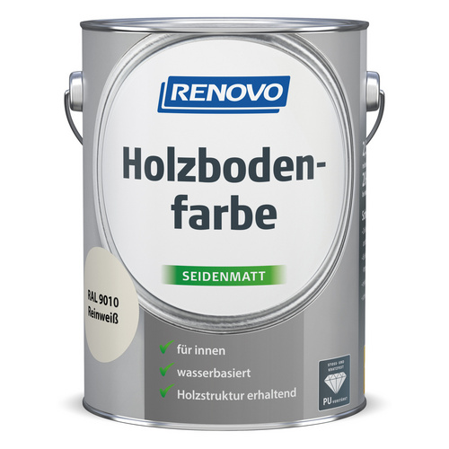 RENOVO Holzbodenfarbe - weiss