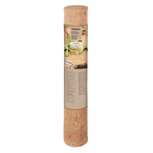 WINDHAGER Vlies, Mulchmatte, 0,75 x 4 m - beige