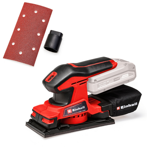 Image of EINHELL Akku Schwingschleifer »Power X-Change«, 18V, ohne Akku - rot