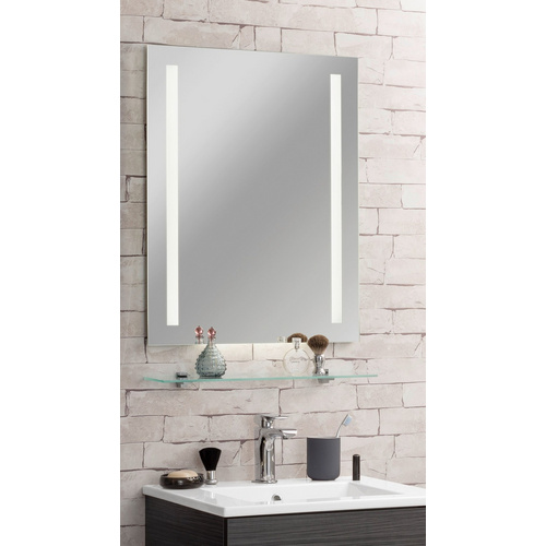 Thumbnail - FACKELMANN Spiegelelement »MIRRORS«, BxHxT: 60 x 75 x 2,3 cm, 4250 K, neutralweiß - grau