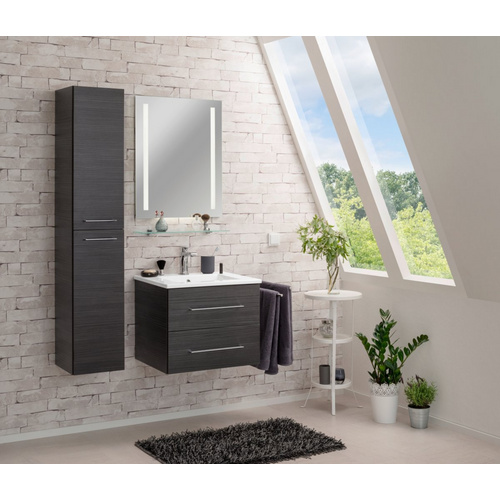 Thumbnail - FACKELMANN Spiegelelement »MIRRORS«, BxHxT: 60 x 75 x 2,3 cm, 4250 K, neutralweiß - grau