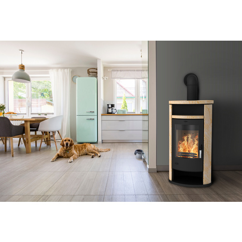 FIREPLACE Kaminofen »Alicante Lotic«, naturstein, Sandstein, 8 kW - schwarz (Rabatt: 7 %) FIREPLACE Kaminofen »Alicante Lotic«, naturstein, Sandstein, 8 kW - schwarz (Rabatt: 7 %)