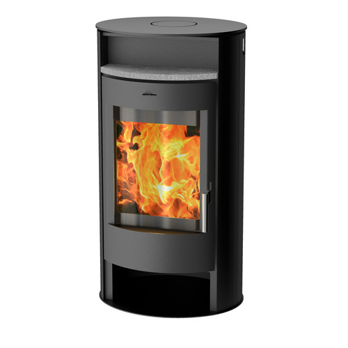FIREPLACE Kaminofen »Borneo«, schwarz, Stahl, 6 kW (Rabatt: 14 %)
