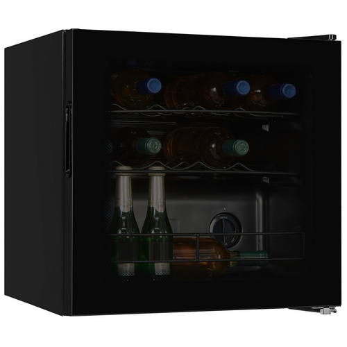 Exquisit Weinkühler »WS1-12-GT-030G «, BxHxL: 490 x 492 x 440 cm, 43 l, schwarz