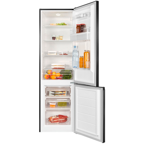 Exquisit Schwarz Kgc265-70-Ws-040D Inoxlook-Az, Kühlschrank Freistehend, - Bild 3