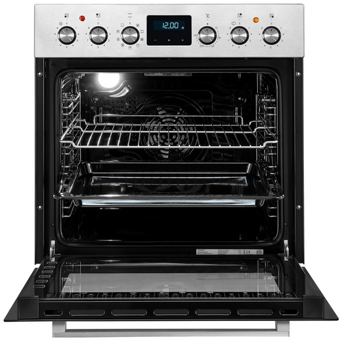 Thumbnail - Exquisit Einbau-Herd-Set, 75 l, 4 Kochfelder - silberfarben