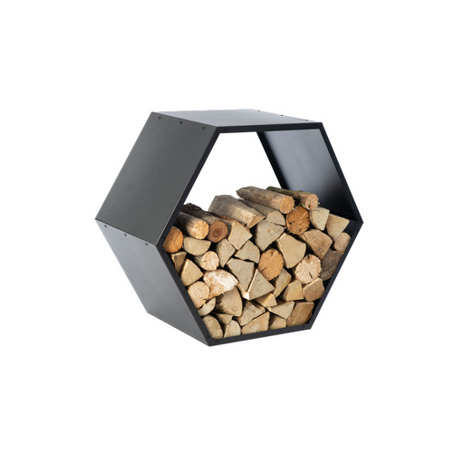 Westmann Kaminholzregal »Biene«, BxHxT: 88 x 76,5 x 44,5 cm, Stahl - schwarz (Rabatt: 16 %)