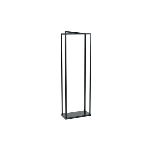 Westmann Schwarz Kaminholzregal "Xavier", B:40cm H:120cm T:20cm, Metall, Stahl, Kaminholzlager, Kaminholzregal, Bxtxh: 40X20x120cm - Image 4