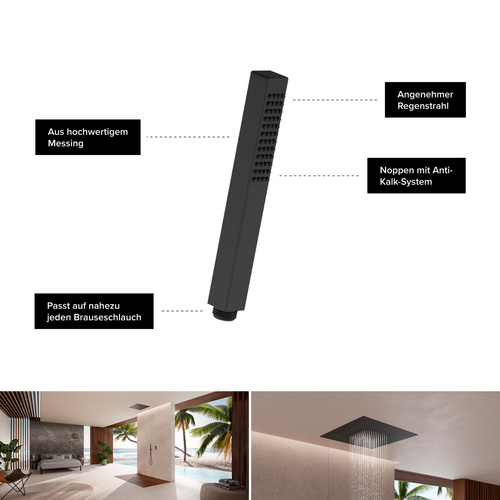 Thumbnail - Chris Bergen Duschsystem Unterputz „Aquatronic", schwarz matt