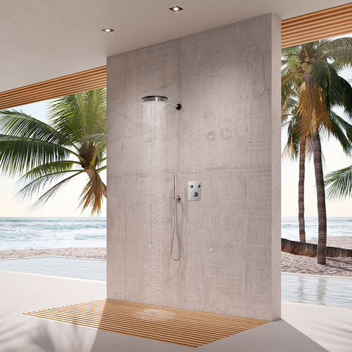 Thumbnail - Chris Bergen Brausegarnitur-Set, chrom, Länge Brauseschlauch: 150 cm - silberfarben