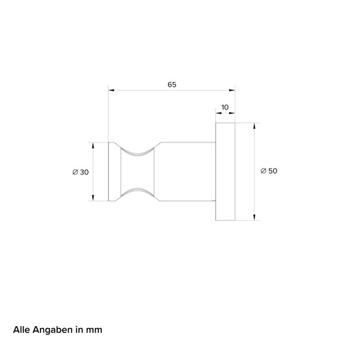 Thumbnail - Chris Bergen Handbrausehalter, Messing, schwarz matt