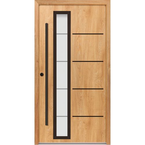 Splendoor Haustür »Passivedoor Premium RC2«, natur – beige