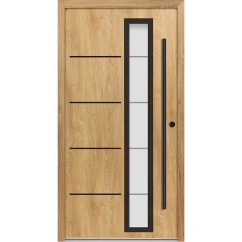 Splendoor Haustür »Passivedoor Premium RC2«, natur – beige