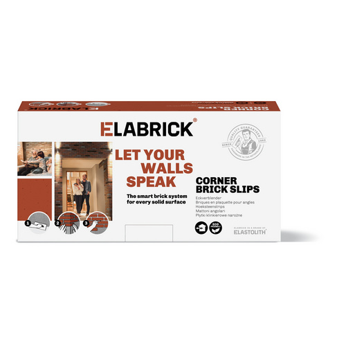 Thumbnail - ELABRICK Verblender »Elabrick«, Eckverblender Ibiza 71x115/240 mm - 2m¹ - grau | weiss