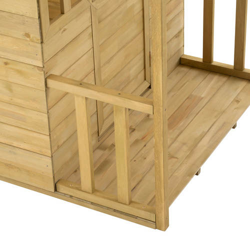 Thumbnail - Westmann Spielhaus »Villa«, BxHxT: 121 x 140 x 137 cm, Kiefern- und Fichtenholz, natur - braun