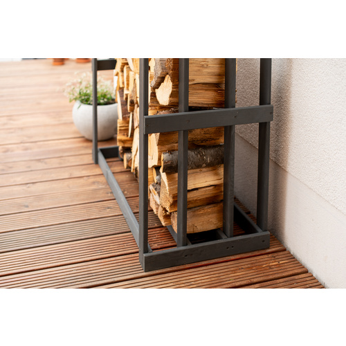 Westmann Kaminholzregal »Harald«, BxHxT: 108 x 106 x 52 cm, Kiefernholz - grau (Rabatt: 60 %) Westmann Kaminholzregal »Harald«, BxHxT: 108 x 106 x 52 cm, Kiefernholz - grau (Rabatt: 60 %)