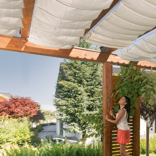 WINDHAGER Sonnenschutz, Set, 270 x 140 cm, cremeweiß - weiss