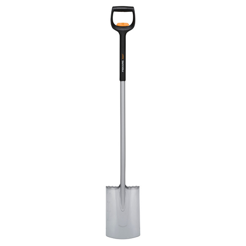 Fiskars Schwarz/Orange Spaten + Schaufel, Teleskop-Spaten Für Weiche, Steinarme Böden, Rund, Länge: 111 - 130 Cm, Verstärktes Borstahl - Image 3