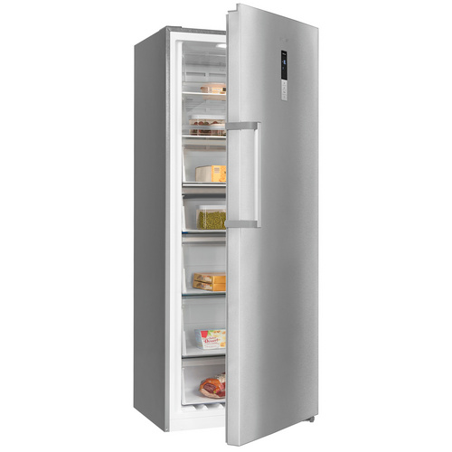 Thumbnail - Exquisit Gefrierschrank, BxHxL: 71 x 185,5 x 71 cm, 380l, edelstahloptik - silberfarben