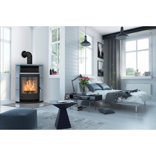 FIREPLACE Kaminofen »Lyon«, schwarz, Speckstein, 8 kW (Rabatt: 11 %)