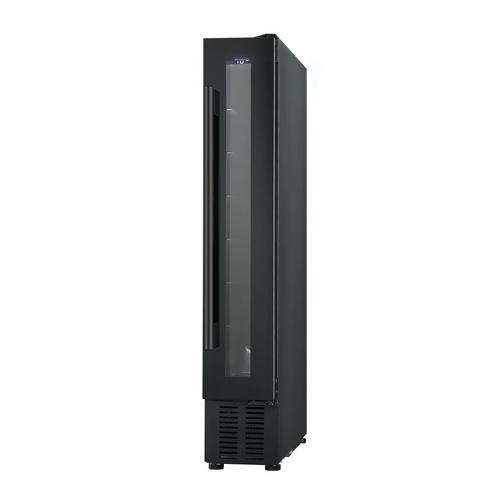 PKM Weintemperierschrank »UWTS20-7G«, BxHxL: 15 x 87 x 52,5 cm, Einbaugerät - schwarz