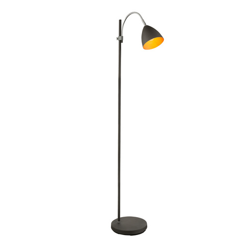 GLOBO LIGHTING Stehleuchte »ARCHIBALD«, exkl. 1x E14 - schwarz
