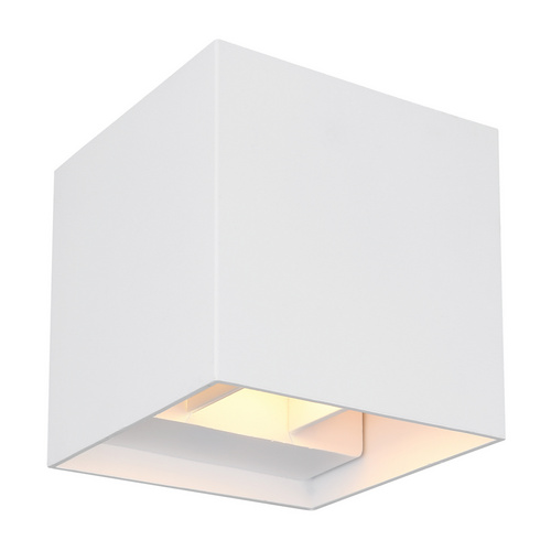 GLOBO LIGHTING Außenwandleuchte »VERONIKA«, Aluminium Druckguss, weiß - weiss
