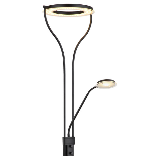 Globo Schwarz Lighting Led Deckenfluter "Ebro", 1 Stk., Leuchten, Stehleuchte, Flexo, Wohnzimmer, Schlafzimmer, 3000 Kelvin, Led Deckenfluter - Bild 3