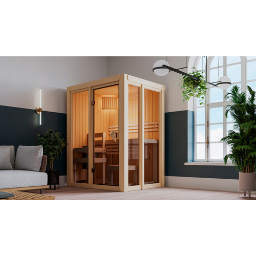 Karibu Juminda 155×122 Innensauna