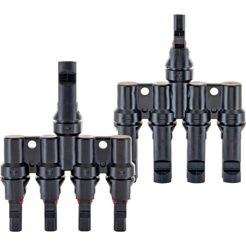 Image of SCHWAIGER Adapter, Solar 4in1 - schwarz