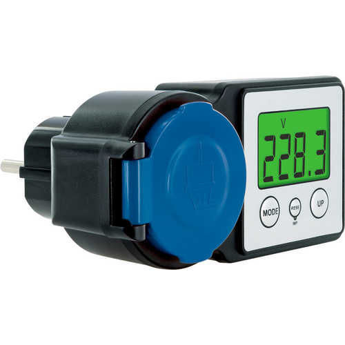 Thumbnail - SCHWAIGER Energiekostenmessgerät, mit Display, Outdoor - schwarz