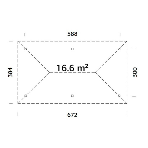 PALMAKO Pavillon »Bianca«, Aufstellma...