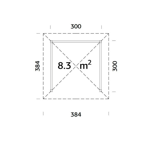 PALMAKO Pavillon »Bianca Set 101«, BxH...